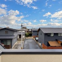 福岡県糸島市前原西の売買物件/バルコニーからの眺望。