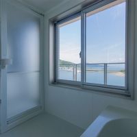 福岡市西区横浜の賃貸物件/お風呂からもオーシャンビュー。
