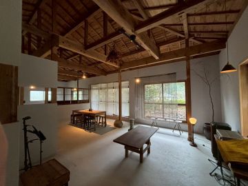 日置市東市来町の売買物件/雨の庭