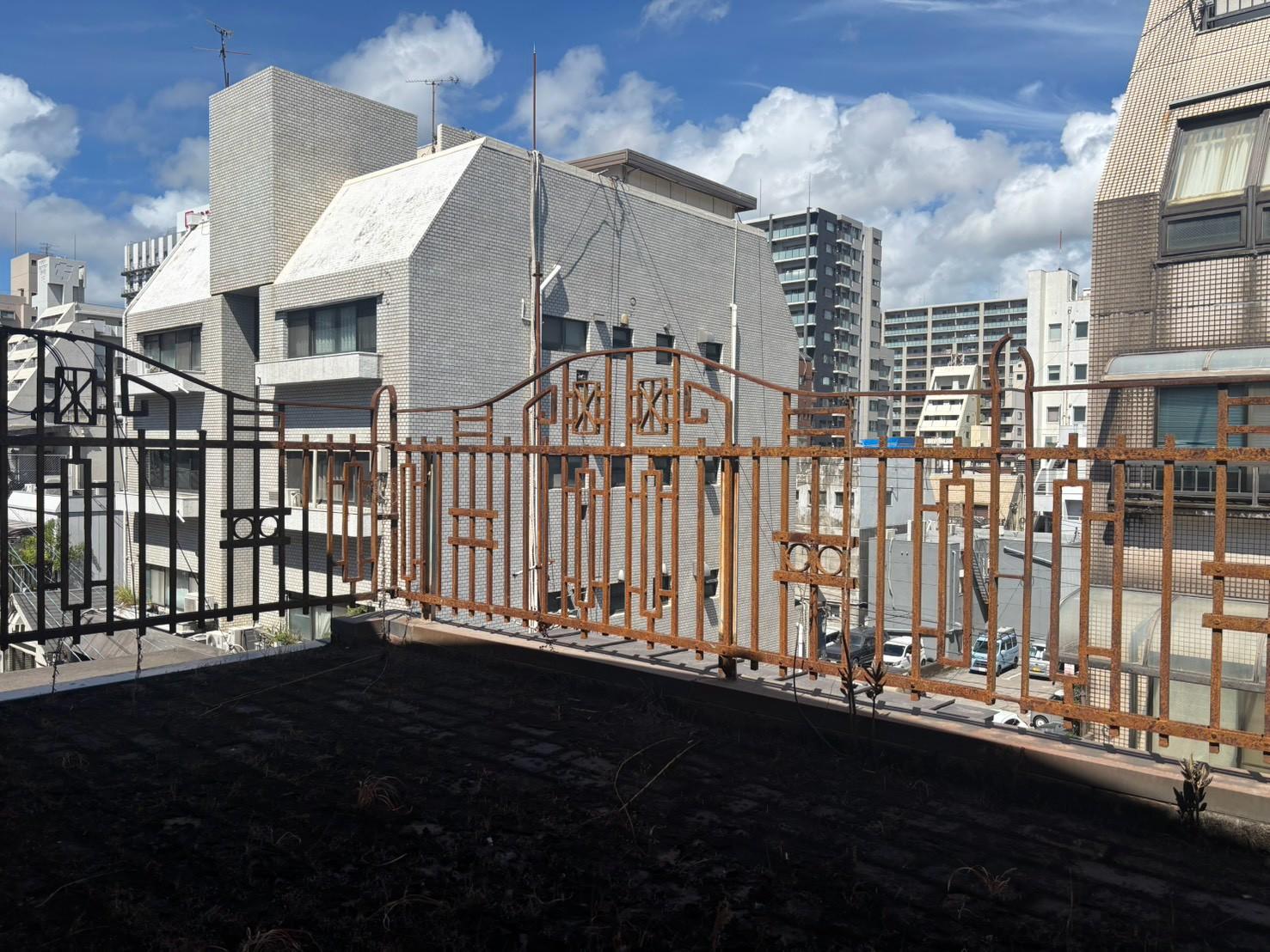 鹿児島市東千石町の売買物件/4階テラスからの景気