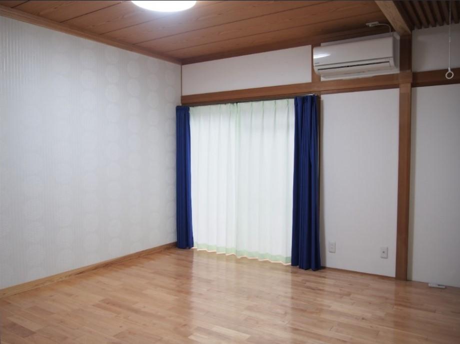 鹿児島市下荒田の賃貸物件/部屋の造りはもちろん、部屋ごとにカーテンの色や壁紙等も変えてある。