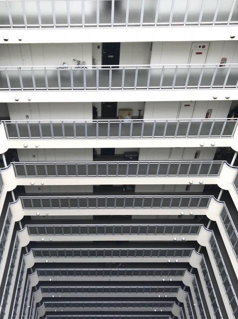 鹿児島市下荒田の賃貸物件/建物はロの字になってます