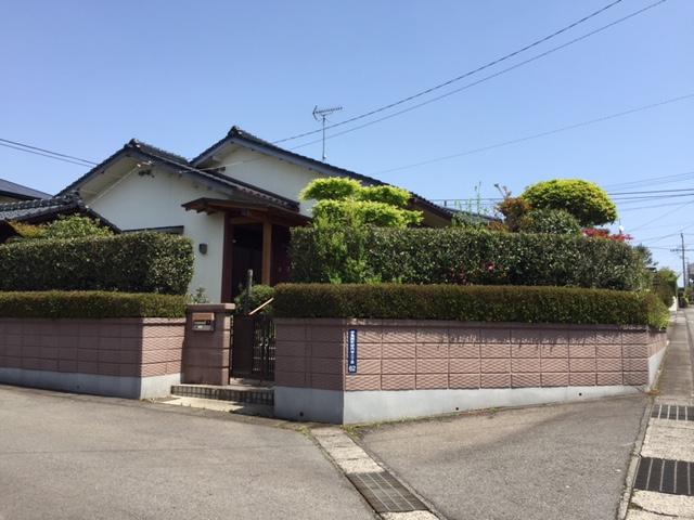 日置市伊集院の賃貸物件/閑静な住宅街の角地