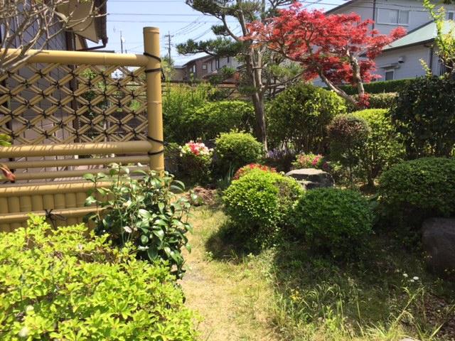 日置市伊集院の賃貸物件/手の行き届いた庭園