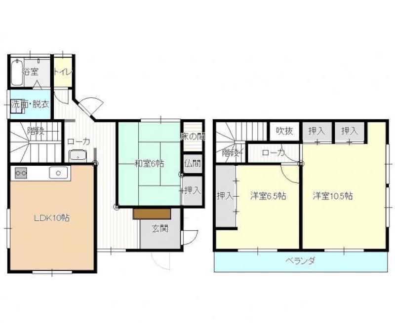 薩摩川内市大小路町の売買物件/間取図