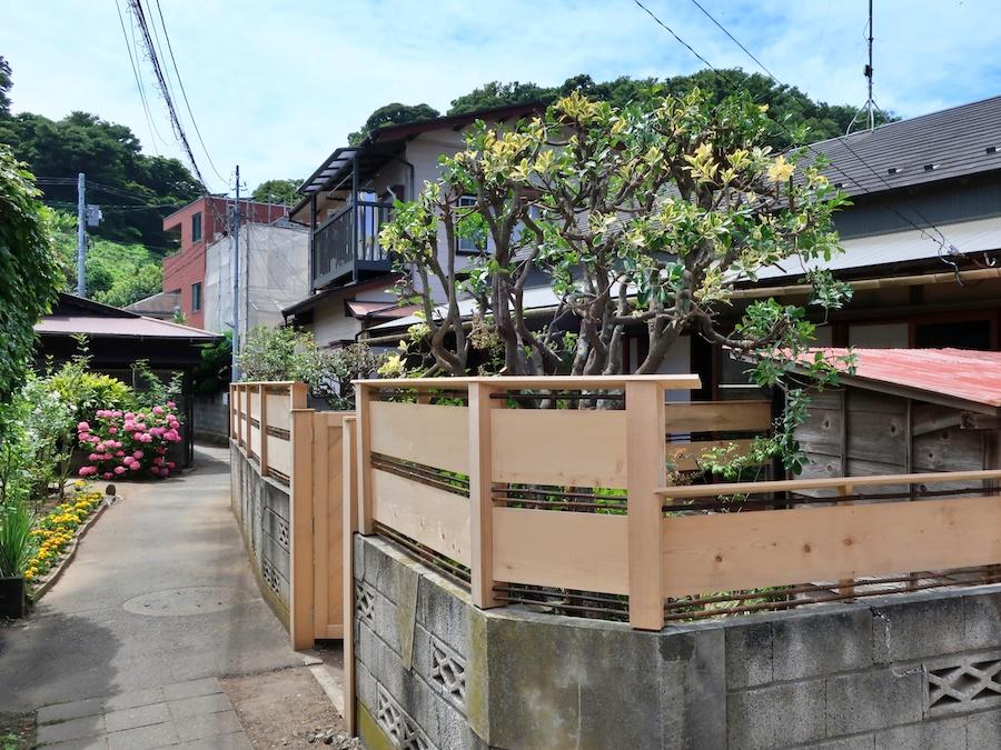 鎌倉市坂ノ下の賃貸物件/鎌倉らしさとは何かに対する私なりの答えの外構