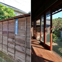 鎌倉市坂ノ下の賃貸物件/既存の風景｜これがきっかけになった小屋の背中と縁側