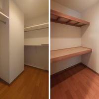 逗子市小坪七丁目の売買物件/左：ウォークインクロゼット｜右：納戸