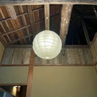 鎌倉市極楽寺の売買物件/玄関入って見上げると立派な梁があります