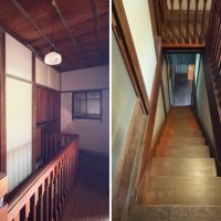葉山町下山口の売買物件/母屋の階段｜階段は急で幅はせまめ