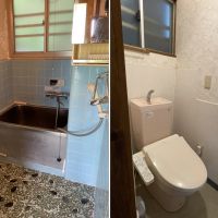 葉山町堀内の売買物件/風呂場のタイルが昭和のお約束