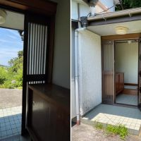葉山町堀内の売買物件/玄関からも海が見えます