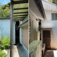 葉山町堀内の売買物件/母屋の北、南に納屋があります（未登記）