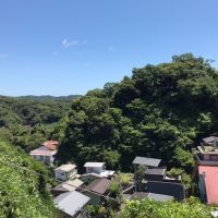 鎌倉市扇ガ谷四丁目の賃貸物件/眺望｜鎌倉駅方面はこんな感じ。