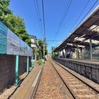 鎌倉市由比ガ浜三丁目の賃貸物件/踏切から家までのアプローチ