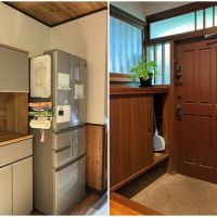 鎌倉市山崎の賃貸物件/冷蔵庫などももちろん完備｜玄関まわりはレトロで可愛い