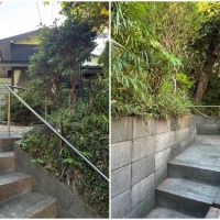 鎌倉市山崎の賃貸物件/敷地までは階段で上がります