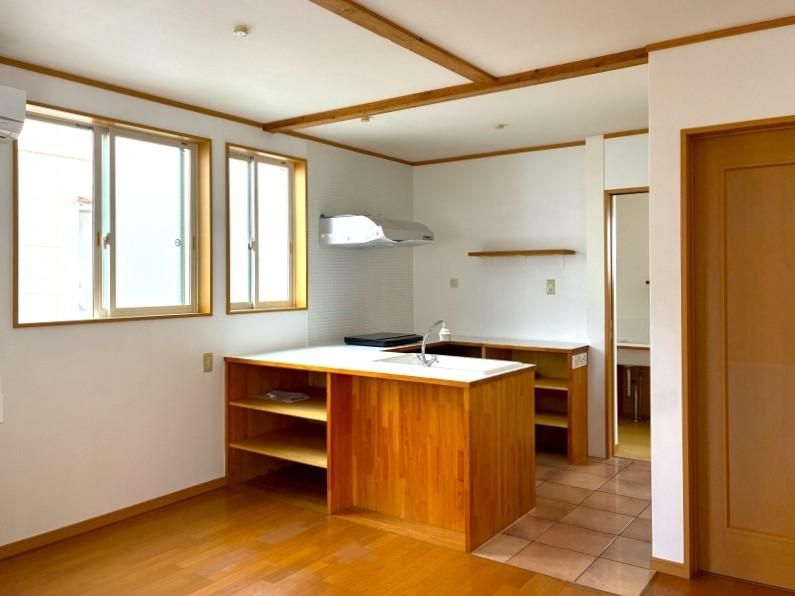 鎌倉市長谷二丁目の賃貸物件/可愛いサイズの造作キッチンです
