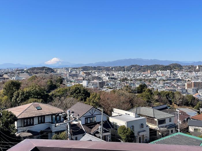 鎌倉市大船の売買物件/遮るもののない。富士山、丹沢までの眺望