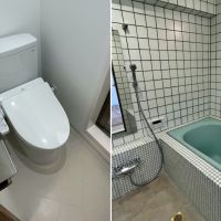 横浜市南区永田山王台の売買物件/トイレは使いやすく、浴室はカッコ良く