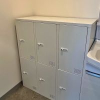 鎌倉市御成町の賃貸物件/洗面脱衣室には個別のロッカーを完備しました