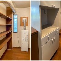 鎌倉市由比ガ浜四丁目の賃貸物件/給湯器は室内です。３年前に交換