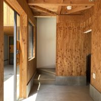 逗子市桜山五丁目の賃貸物件/D区画│土間3.5帖。トイレやお風呂、洗濯機置き場は1階にまとまっています