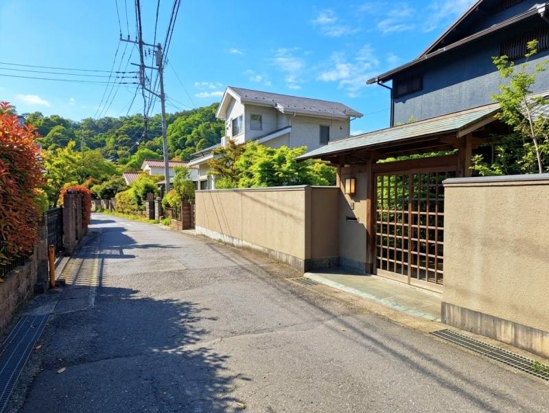 鎌倉市浄明寺四丁目の売買物件/外観｜通りを歩いてこの門構えが出てきたら、誰でも気になってしまうでしょう