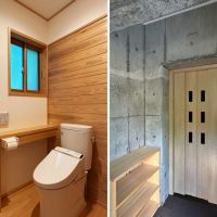 鎌倉市扇ガ谷四丁目の売買物件/左：トイレ｜右：エレベーター