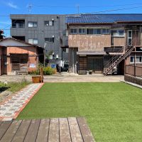 三浦市三崎町諸磯の売買物件/この日は天気が良くて、大きなタープを張りたくなりましたね