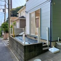 鎌倉市七里ガ浜東五丁目の売買物件/コンパクトな庭スペース