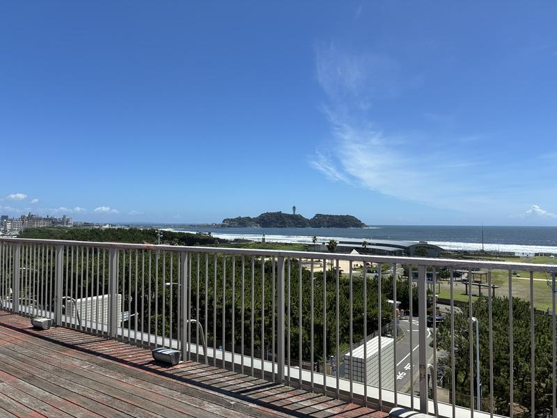 藤沢市鵠沼海岸二丁目の賃貸物件/共用部｜屋上からのビュー