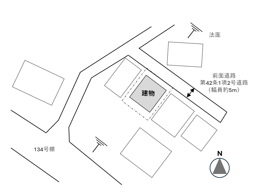 横須賀市秋谷の売買物件/概略敷地図｜現況と異なる場合があります