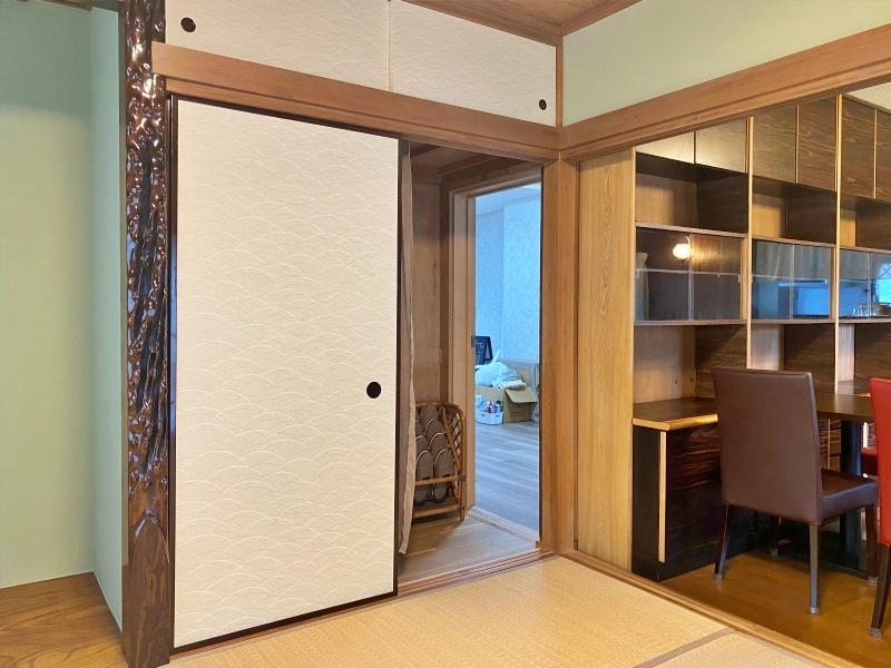 横浜市金沢区寺前一丁目の賃貸物件/和室の押入を開けると、奥に謎の空間出現！？壁が抜かれ導線が開拓されました