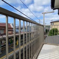 鎌倉市由比ガ浜三丁目の賃貸物件/2階バルコニー│洗濯物はよく乾きそうです