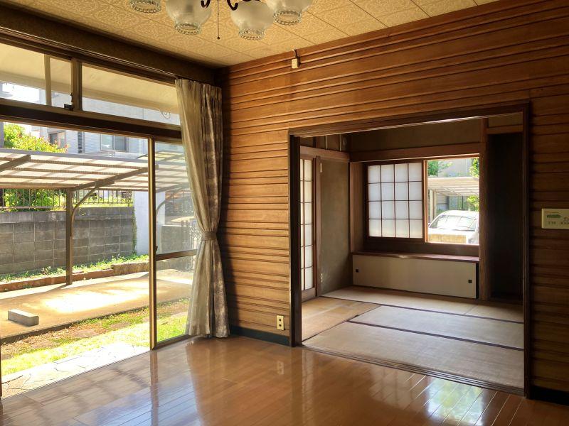 鎌倉市寺分 の売買物件/LD｜1階和室1とのつながり。