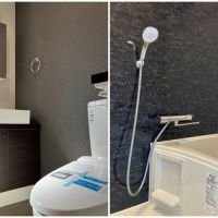 茅ヶ崎市本宿町の賃貸物件/１LDK・トイレ｜風呂｜洗面所とトイレは同室｜ユニットバスです。