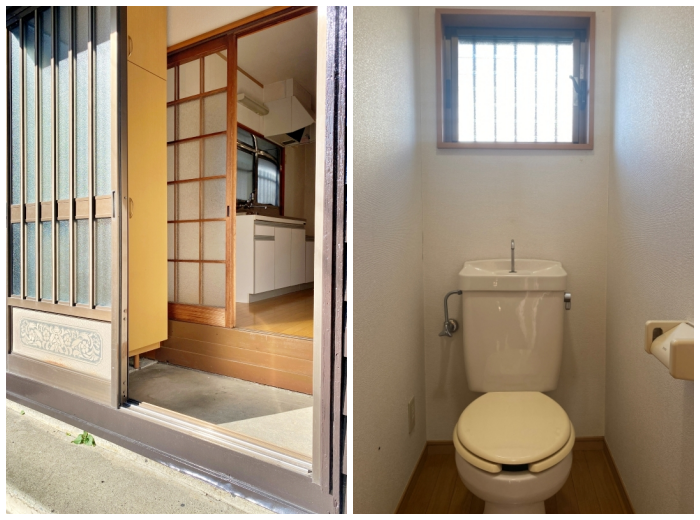 鎌倉市腰越四丁目の賃貸物件/玄関は土間│トイレ