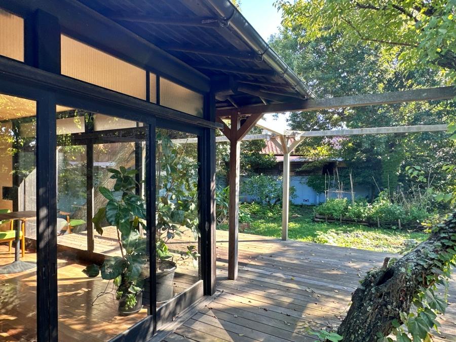 葉山町堀内の賃貸物件/ウッドデッキ｜このアングルが好きです