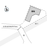 鎌倉市小町一丁目の売買物件/概略敷地図｜現況と異なる場合があります
