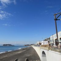 鎌倉市七里ガ浜一丁目の賃貸物件/海と建物の位置関係