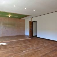鎌倉市梶原五丁目の賃貸物件/after|床を削り、畳部分はコルク床に