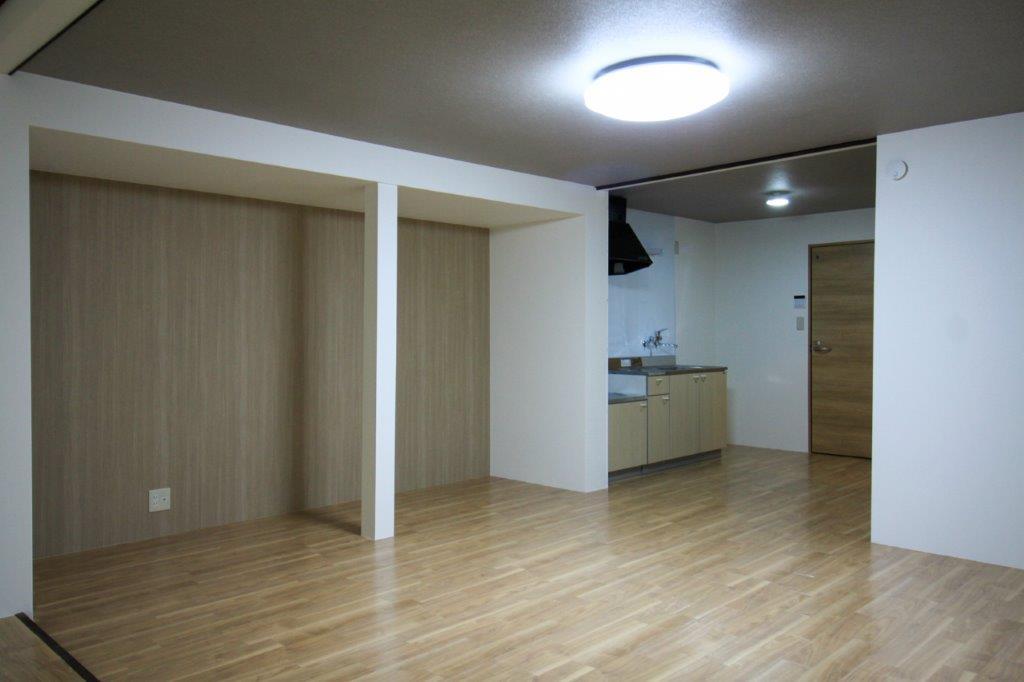 金沢市野町の賃貸物件/1階LDKからキッチン方向