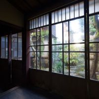 金沢市石引の賃貸物件/町家＋土蔵＋倉庫：廊下から中庭
