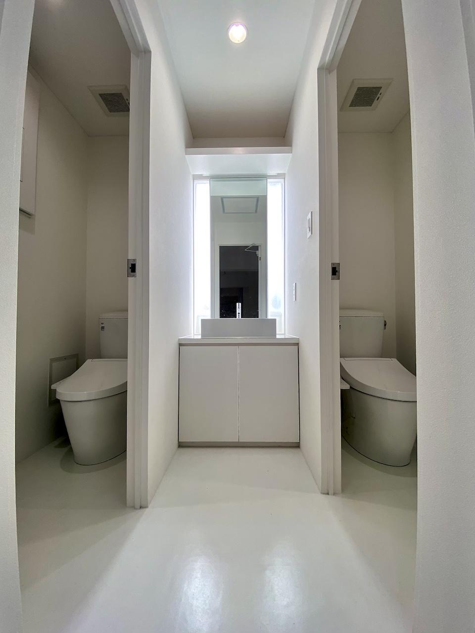 金沢市弥生の賃貸物件/トイレは2つ完備されています