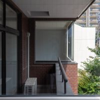 金沢市武蔵町の賃貸物件/重厚感のあるベランダ。