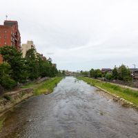 金沢市東山の賃貸物件/浅野川。上流に向かって川沿いの散歩がおすすめです
