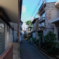 金沢市堀川町の売買物件/建物裏の路地