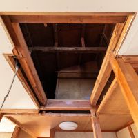 金沢市堀川町の売買物件/元々は屋根裏もありました。階段撤去済み。