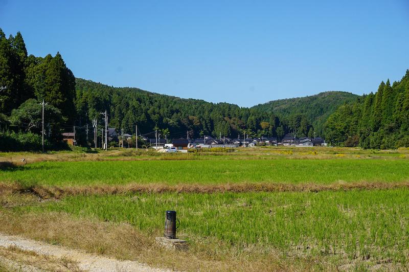 石川県羽咋郡志賀町矢田の売買物件/集落遠景